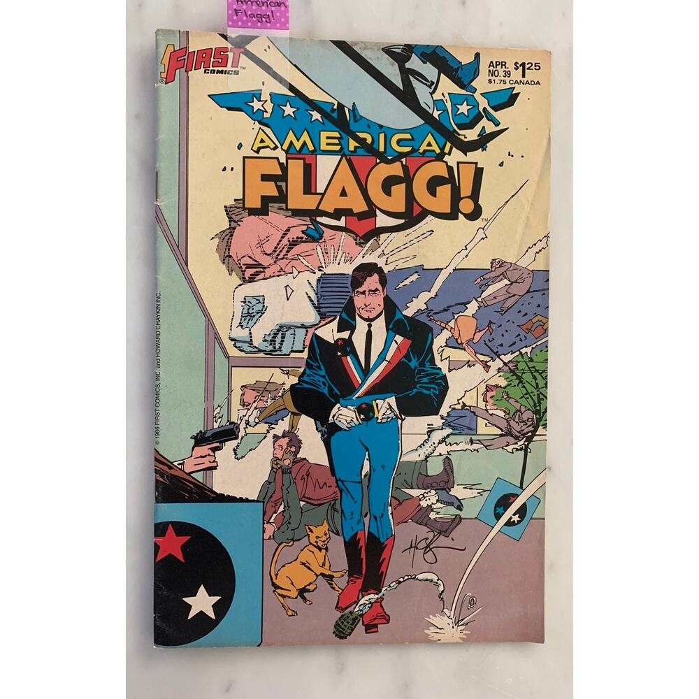 Vintage "American Flagg!" Comic No. 39
